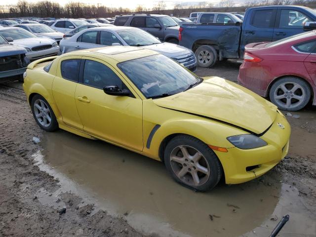 JM1FE173140127590 - 2004 MAZDA RX8 YELLOW photo 4