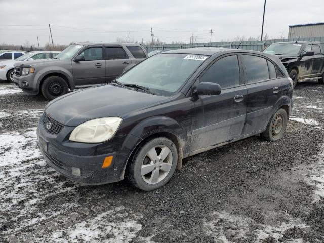 KNADE163676228597 - 2007 KIA RIO 5 SX BLACK photo 1