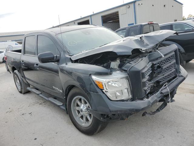 1N6AA1EE0MN500774 - 2021 NISSAN TITAN S BLACK photo 4