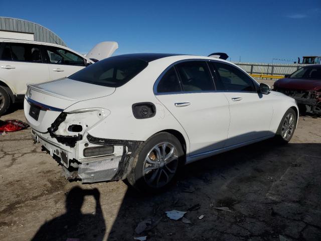 55SWF4JB5GU149580 - 2016 MERCEDES-BENZ C 300 WHITE photo 3