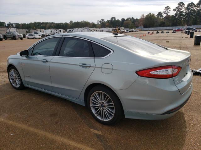 3FA6P0LU1DR202345 - 2013 FORD FUSION SE HYBRID TURQUOISE photo 2