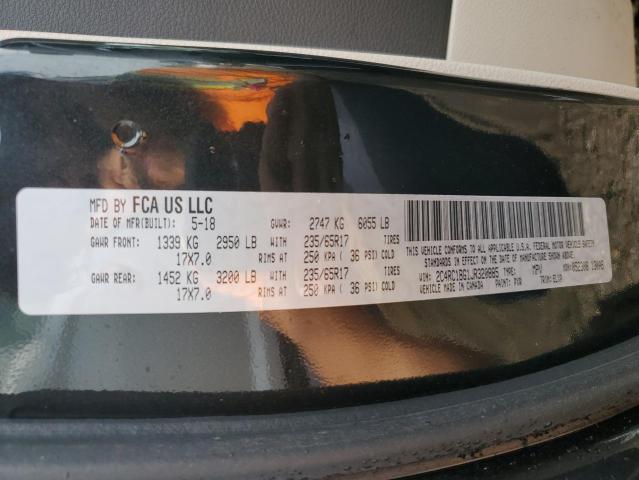 2C4RC1BG1JR320885 - 2018 CHRYSLER PACIFICA TOURING L BLACK photo 13