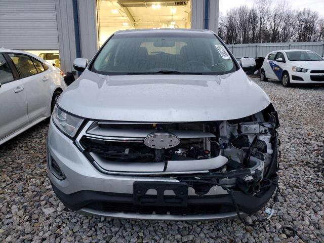 2FMPK3J92HBC66309 - 2017 FORD EDGE SEL SILVER photo 5