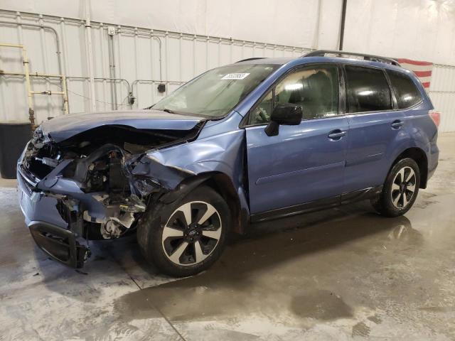 JF2SJABC8JH458599 - 2018 SUBARU FORESTER 2.5I BLUE photo 1