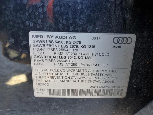 WA1CNAFY4J2019457 - 2018 AUDI Q5 PRESTIGE BLUE photo 13