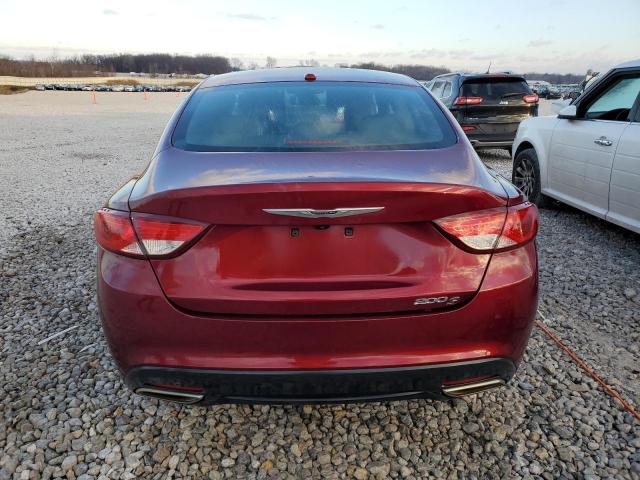 1C3CCCBG5GN105571 - 2016 CHRYSLER 200 S BURGUNDY photo 6