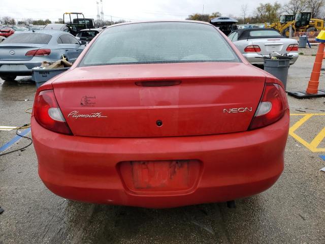 1P3ES46C5YD533510 - 2000 PLYMOUTH NEON BASE 红色 照片 6