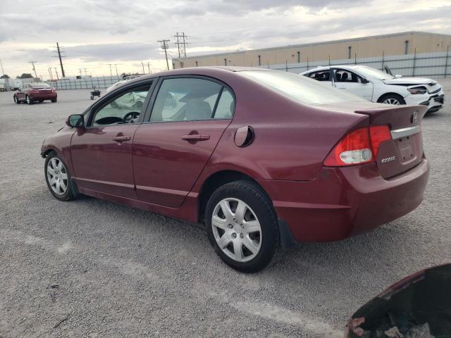 2HGFA1F55AH541074 - 2010 HONDA CIVIC LX RED photo 2