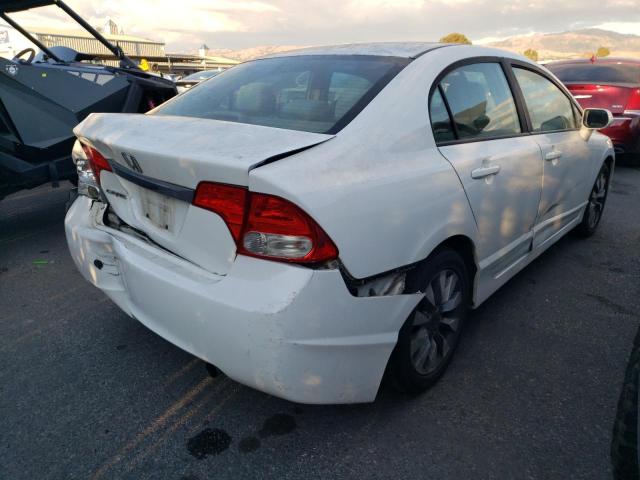 19XFA16889E006708 - 2009 HONDA CIVIC EX WHITE photo 3