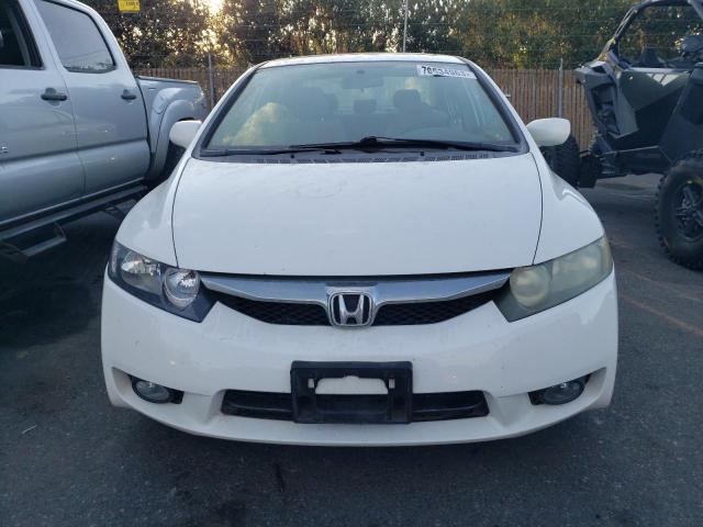 19XFA16889E006708 - 2009 HONDA CIVIC EX WHITE photo 5