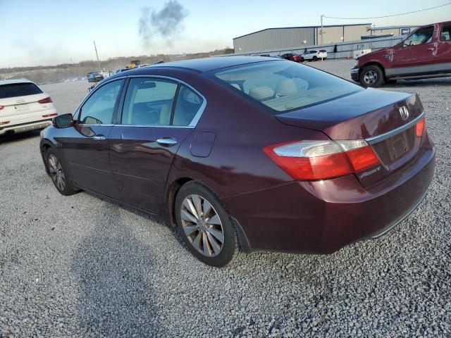 1HGCR2F74DA209617 - 2013 HONDA ACCORD EX BURGUNDY photo 2