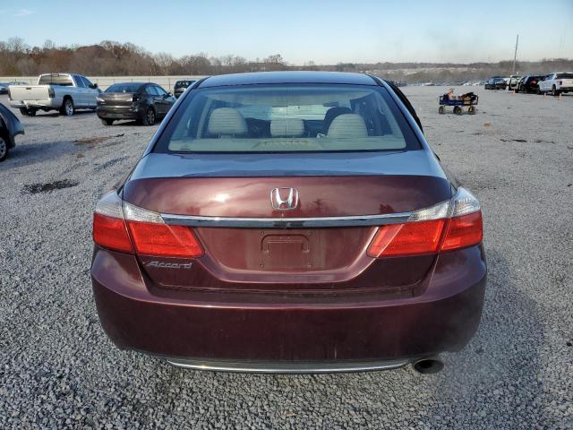 1HGCR2F74DA209617 - 2013 HONDA ACCORD EX BURGUNDY photo 6