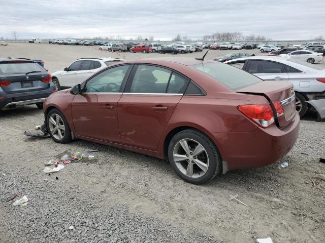 1G1PG5SC7C7235322 - 2012 CHEVROLET CRUZE LT ORANGE photo 2