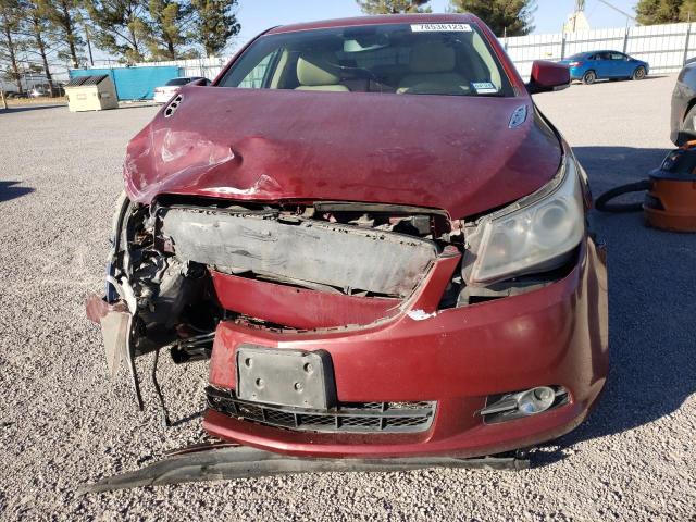 1G4GC5EGXAF143878 - 2010 BUICK LACROSSE CXL BURGUNDY photo 5