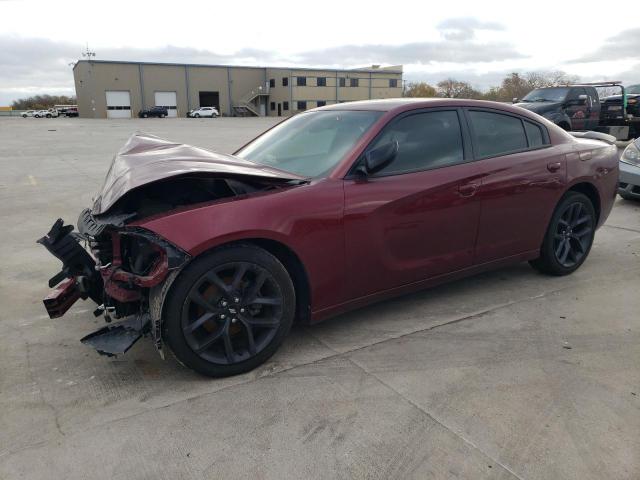 2C3CDXBG5KH670585 - 2019 DODGE CHARGER SXT BURGUNDY photo 1