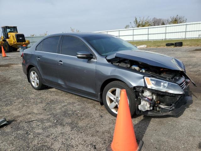 3VW3L7AJ6DM436064 - 2013 VOLKSWAGEN JETTA TDI GRAY photo 4