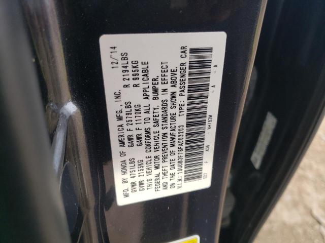 19UUB3F78FA003203 - 2015 ACURA TLX ADVANCE CHARCOAL photo 12