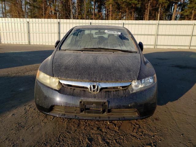 1HGFA16588L067523 - 2008 HONDA CIVIC LX BLUE photo 5