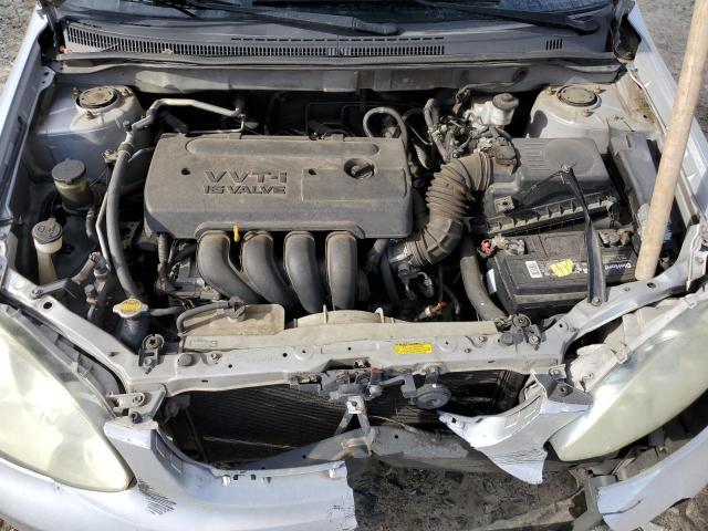 1NXBR32E55Z353063 - 2005 TOYOTA COROLLA CE SILVER photo 11