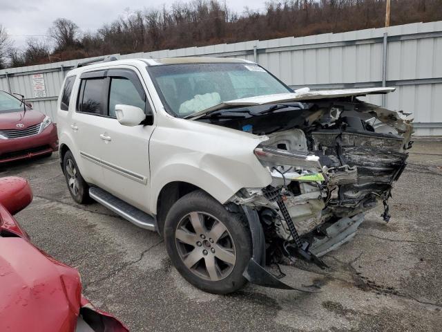 5FNYF4H92EB035093 - 2014 HONDA PILOT TOURING WHITE photo 4