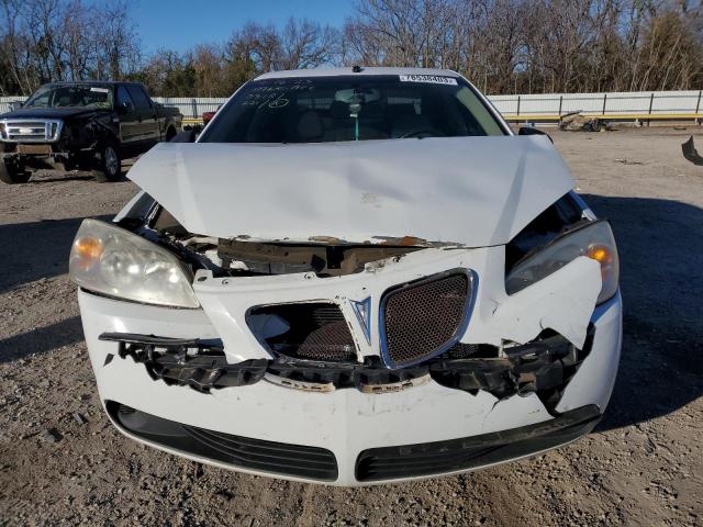 1G2ZG57B494173358 - 2009 PONTIAC G6 WHITE photo 5