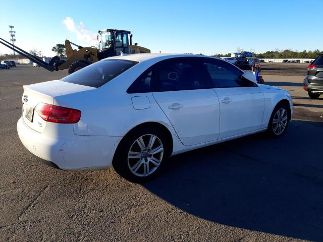 WAUBFAFL1BN042436 - 2011 AUDI A4 PREMIUM WHITE photo 3