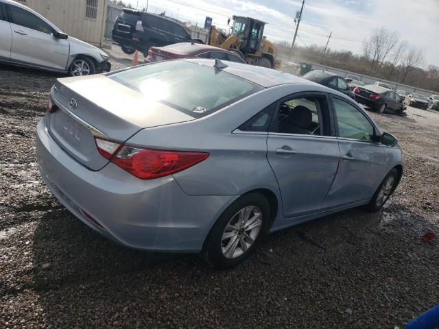 5NPEB4AC7BH153657 - 2011 HYUNDAI SONATA GLS BLUE photo 3