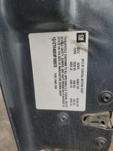 1G1ZT648X4F168970 - 2004 CHEVROLET MALIBU MAXX LS ნაცრისფერი ფოტო 12