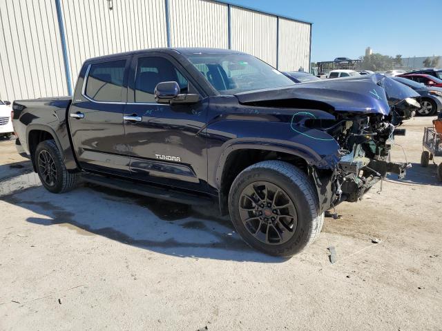 5TFJA5DB0NX019690 - 2022 TOYOTA TUNDRA CREWMAX LIMITED BLUE photo 4