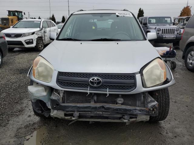 JTEHD20V856030538 - 2005 TOYOTA RAV4 SILVER photo 5