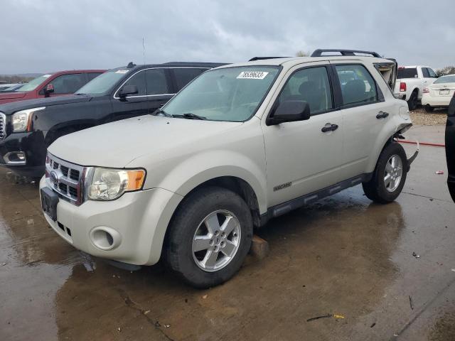 1FMCU02Z48KA85742 - 2008 FORD ESCAPE XLS CREAM photo 1