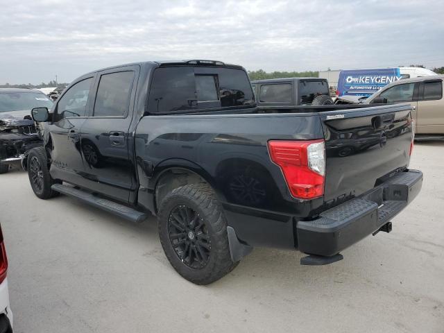 1N6AA1E5XJN539934 - 2018 NISSAN TITAN SV BLACK photo 2