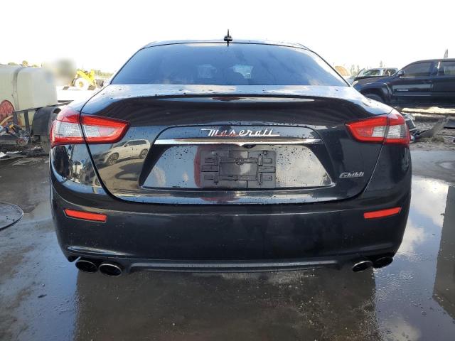 ZAM57XSA4F1144570 - 2015 MASERATI GHIBLI BLACK photo 6