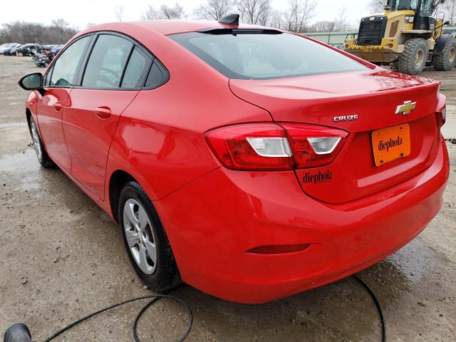 1G1BC5SM6G7259213 - 2016 CHEVROLET CRUZE LS RED photo 2