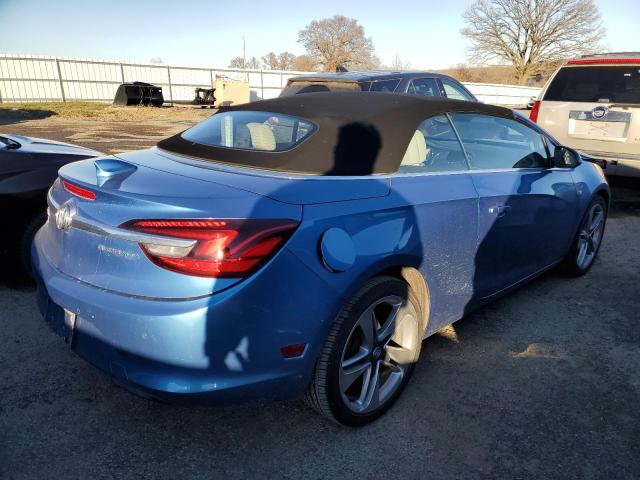 W04WJ3N59HG153793 - 2017 BUICK CASCADA SPORT TOURING BLUE photo 3