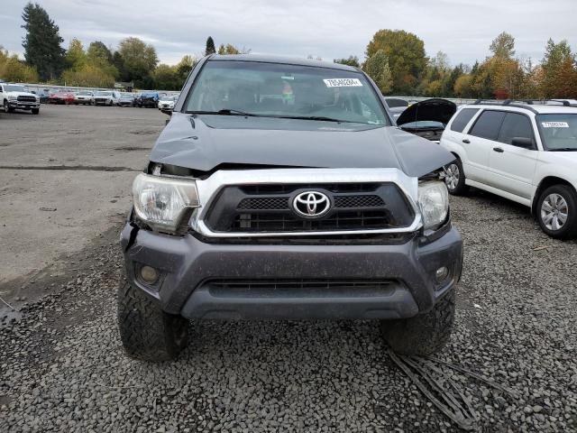 3TMLU4EN8DM112285 - 2013 TOYOTA TACOMA DOUBLE CAB GRAY photo 5