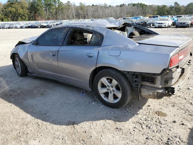 2C3CDXBG8DH688291 - 2013 DODGE CHARGER SE SILVER photo 2