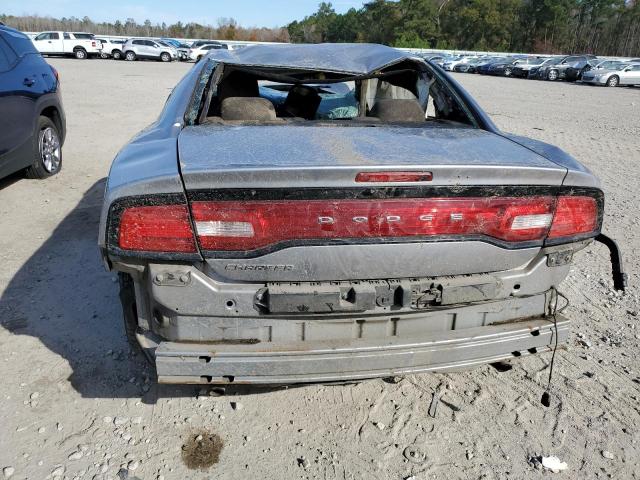 2C3CDXBG8DH688291 - 2013 DODGE CHARGER SE SILVER photo 6