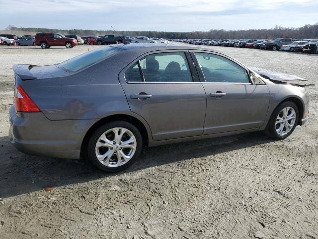 3FAHP0HA2CR374941 - 2012 FORD FUSION SE GRAY photo 3