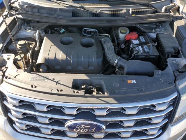 1FM5K8FH3GGC96902 - 2016 FORD EXPLORER LIMITED SILVER photo 12