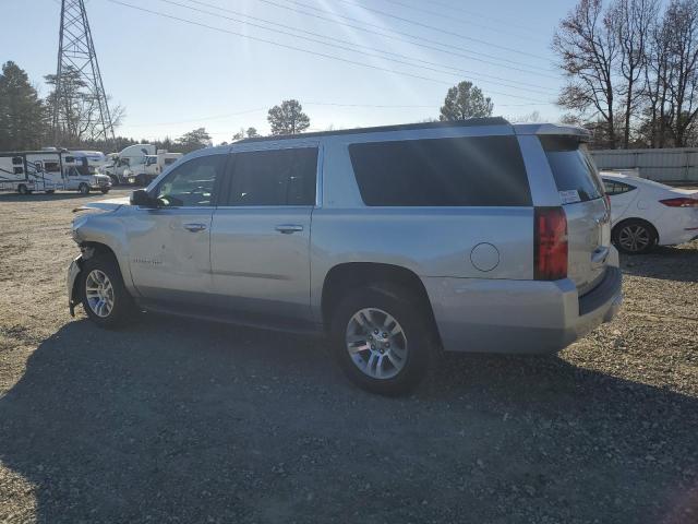 1GNSCJKC2FR695641 - 2015 CHEVROLET SUBURBAN C1500 LT SILVER photo 2