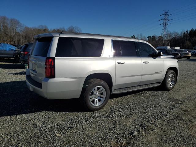 1GNSCJKC2FR695641 - 2015 CHEVROLET SUBURBAN C1500 LT SILVER photo 3