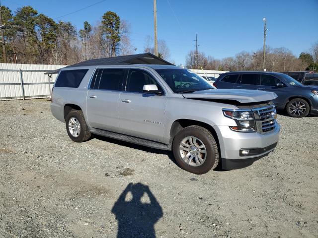 1GNSCJKC2FR695641 - 2015 CHEVROLET SUBURBAN C1500 LT SILVER photo 4