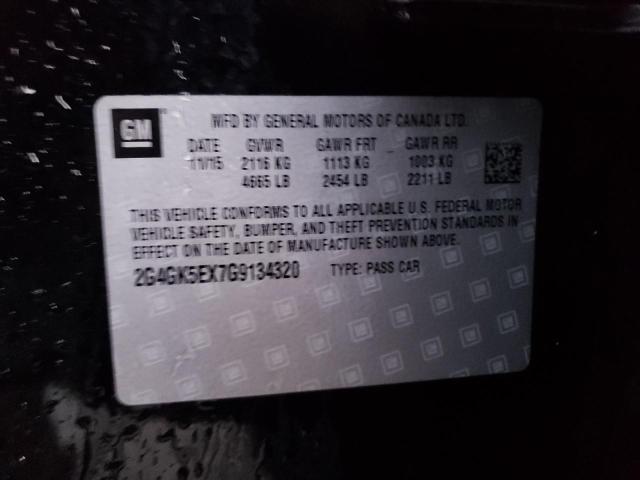 2G4GK5EX7G9134320 - 2016 BUICK REGAL 黑色 照片 12