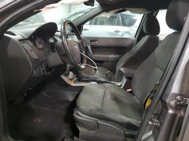 1FAHP3FNXBW200778 - 2011 FORD FOCUS SE GRAY photo 7