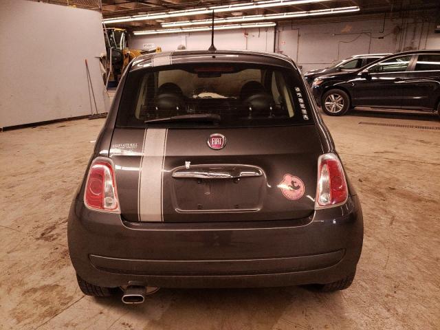 3C3CFFAR2FT598376 - 2015 FIAT 500 POP CHARCOAL photo 6