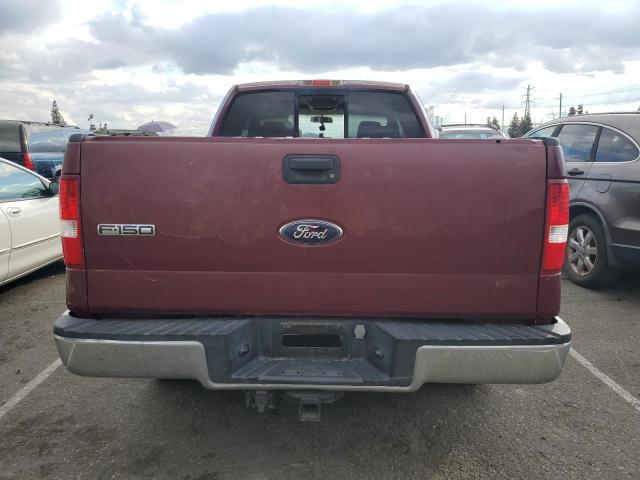 1FTPX12584NA00555 - 2004 FORD F150 BURGUNDY photo 6