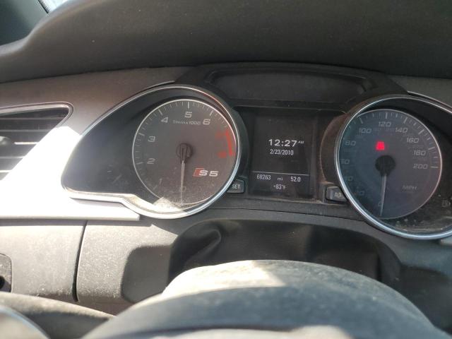 WAUCGAFH3BN007622 - 2011 AUDI S5 PREMIUM PLUS შავი ფოტო 9