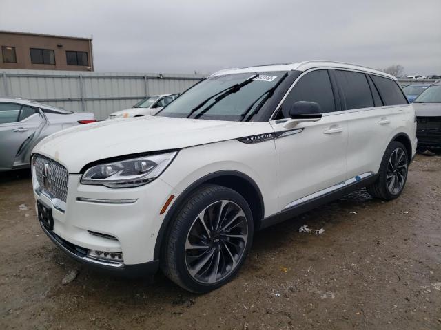 5LM5J7XC8LGL19808 - 2020 LINCOLN AVIATOR RESERVE WHITE photo 1