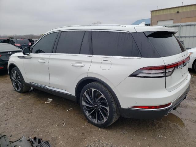 5LM5J7XC8LGL19808 - 2020 LINCOLN AVIATOR RESERVE WHITE photo 2